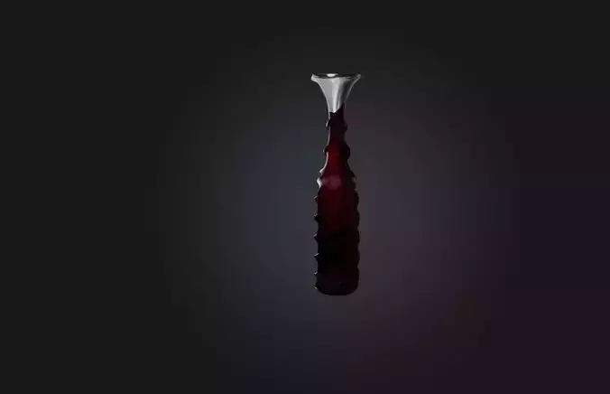 Unique Wine Decanter Low-poly 3D model