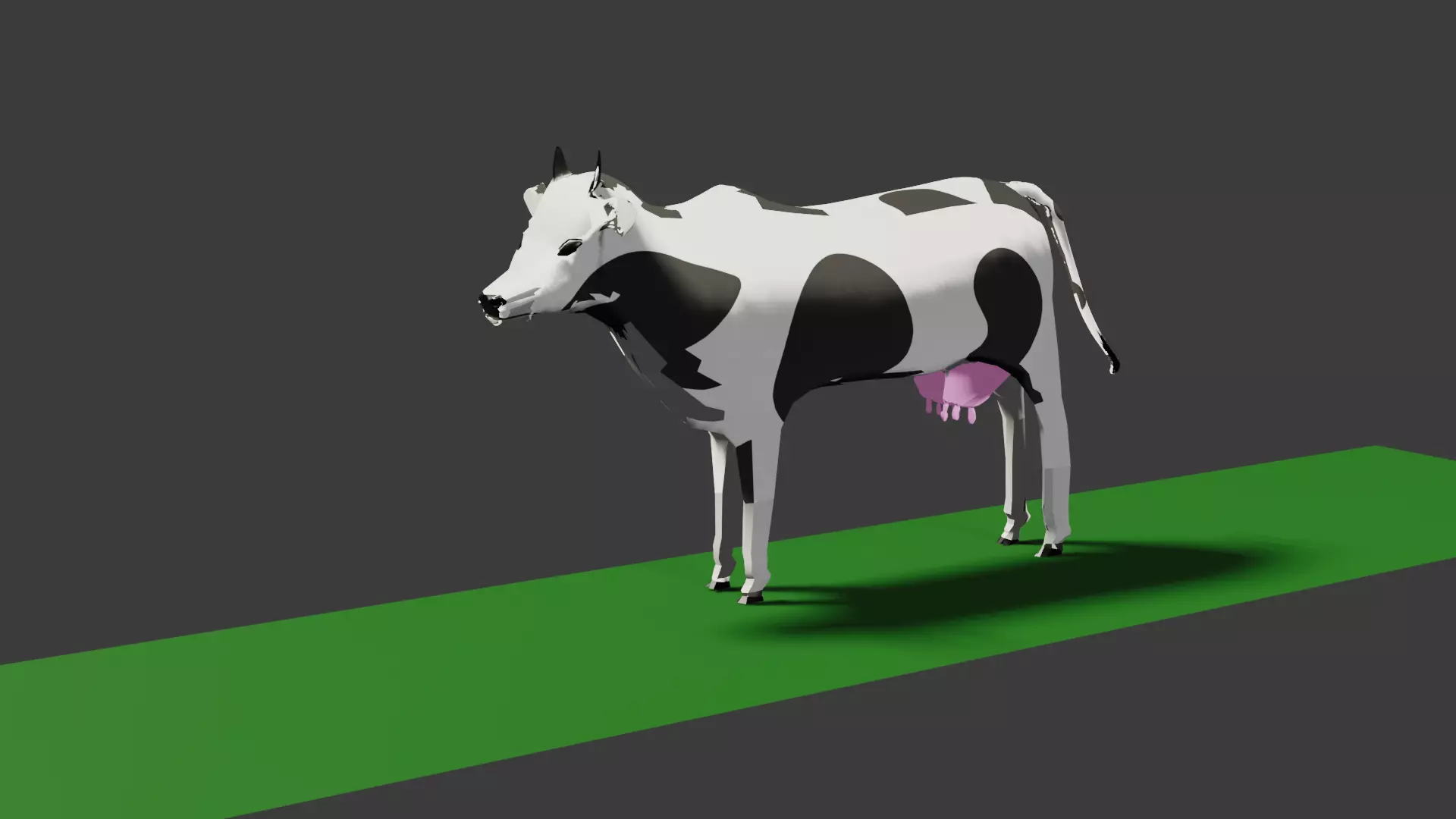 Indian Cow Free low-poly 3D model