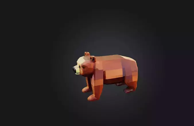 Voxel Bear