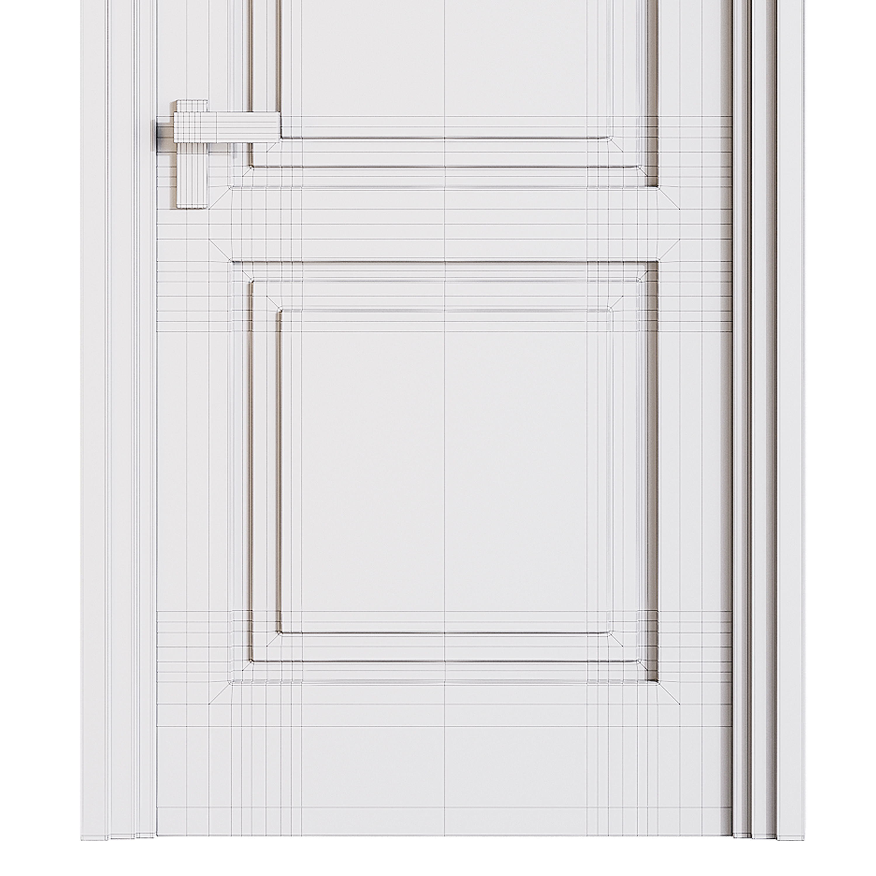 Modern entrance door 82 3D model_14