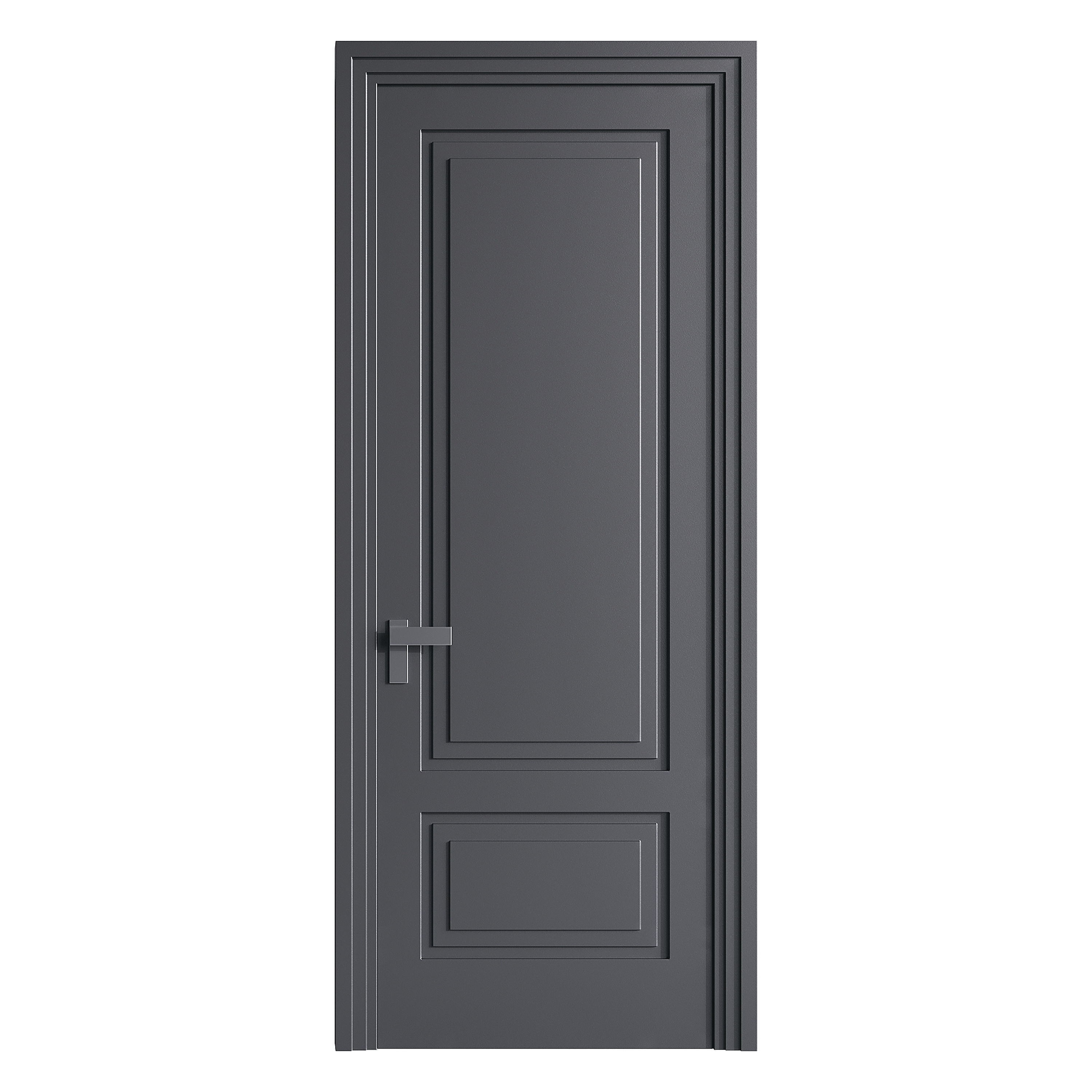 Modern entrance door 82 3D model_9