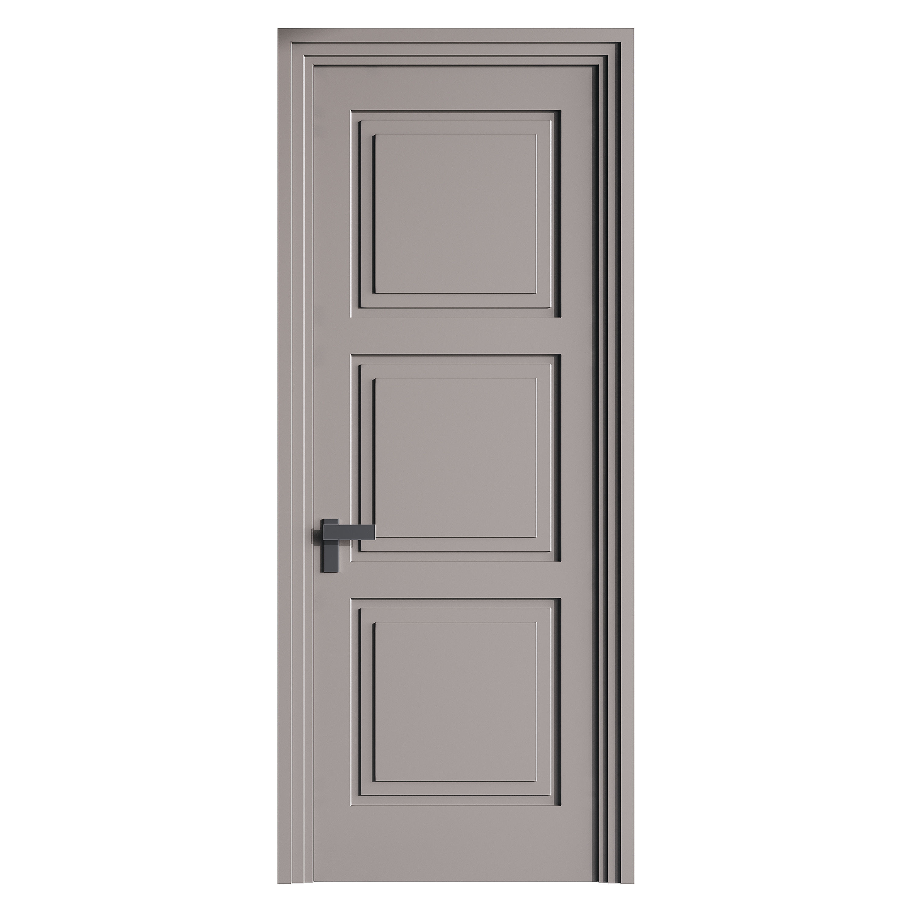 Modern entrance door 82 3D model_2