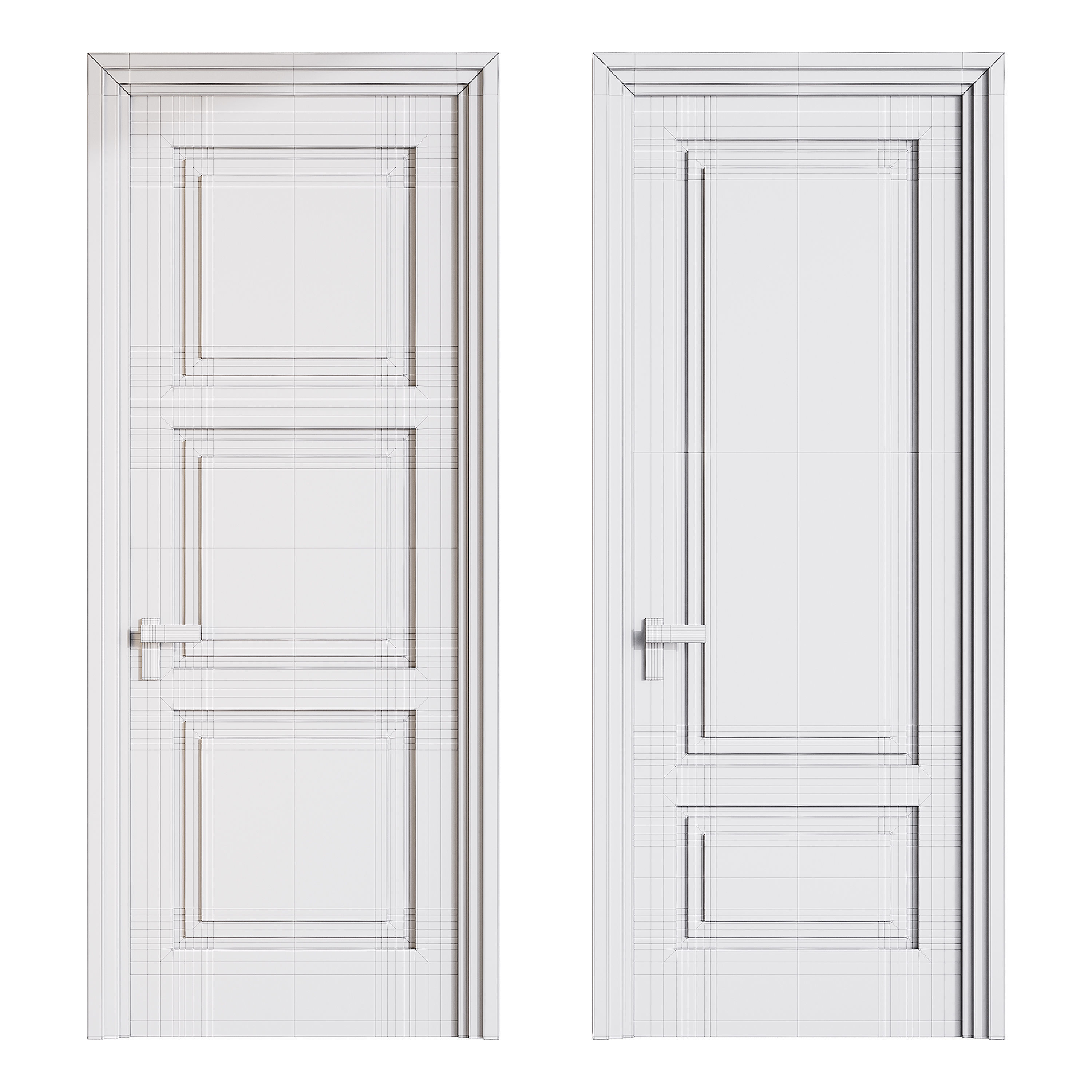 Modern entrance door 82 3D model_13