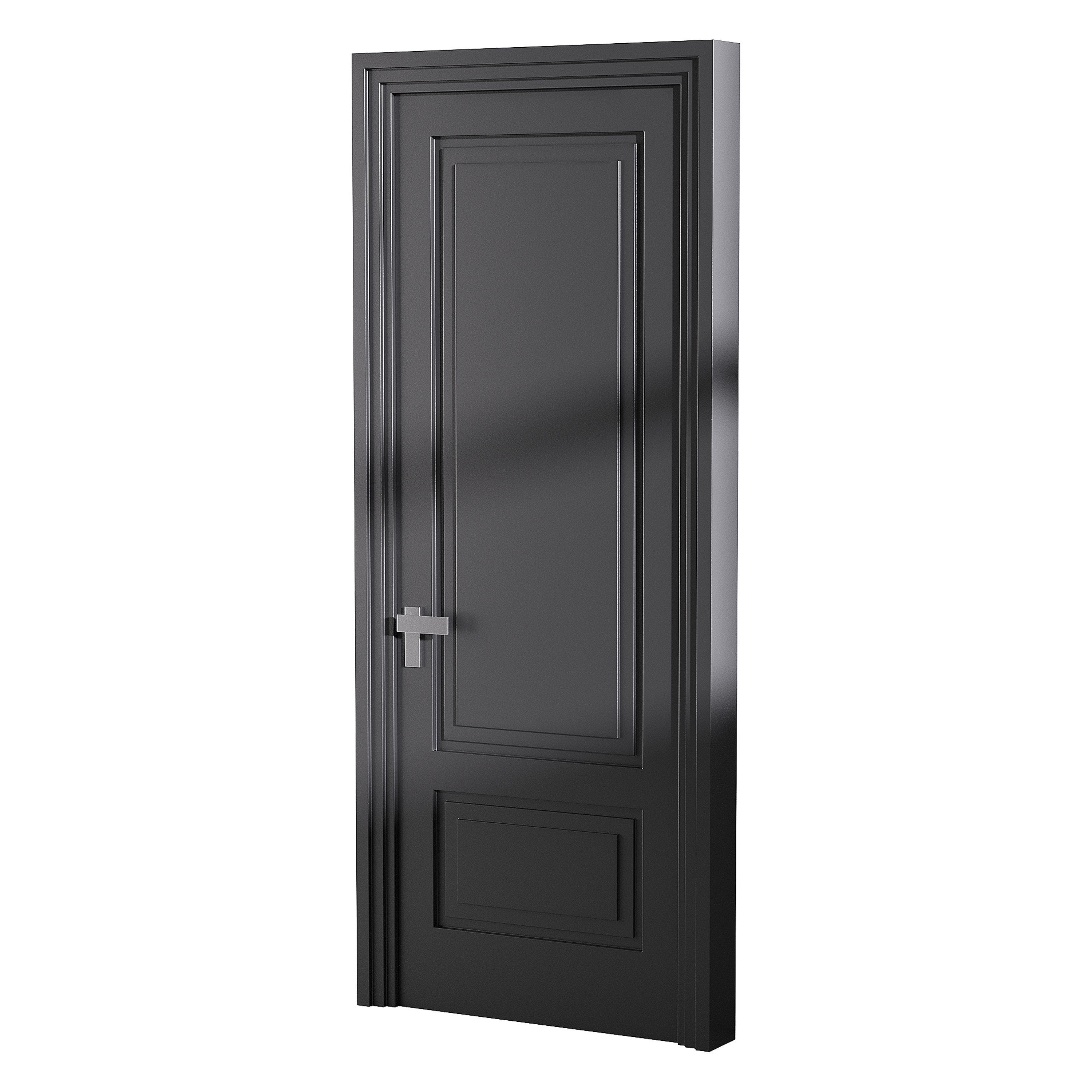 Modern entrance door 82 3D model_7