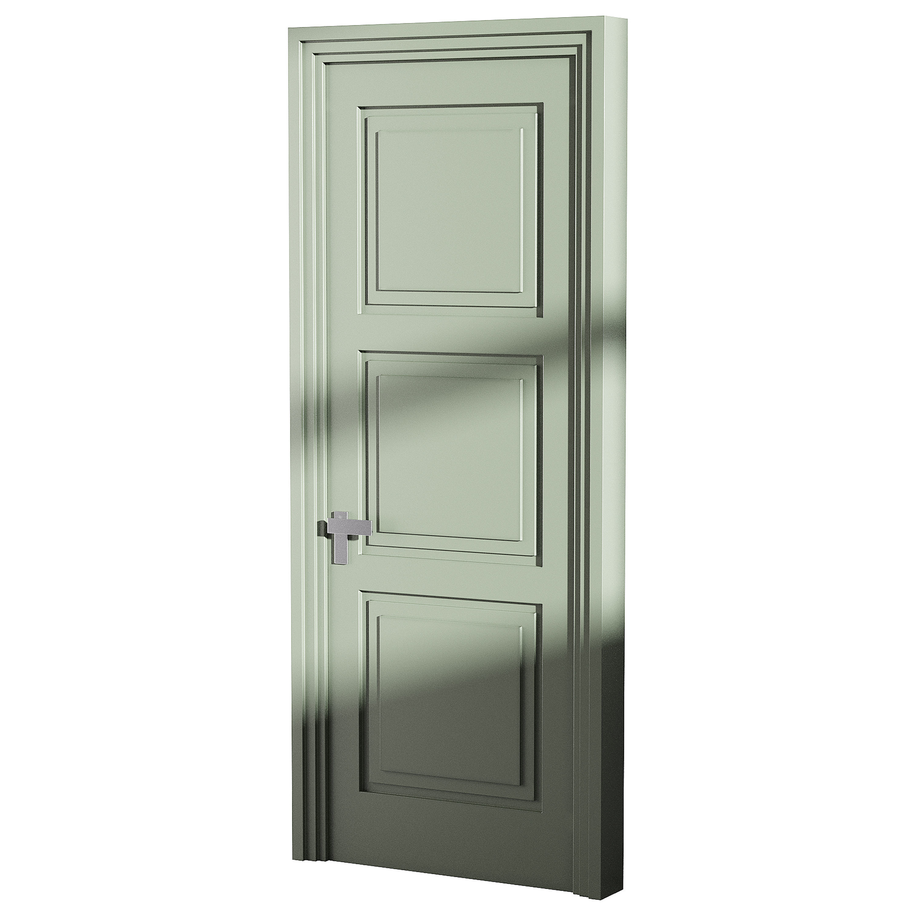 Modern entrance door 82 3D model_8
