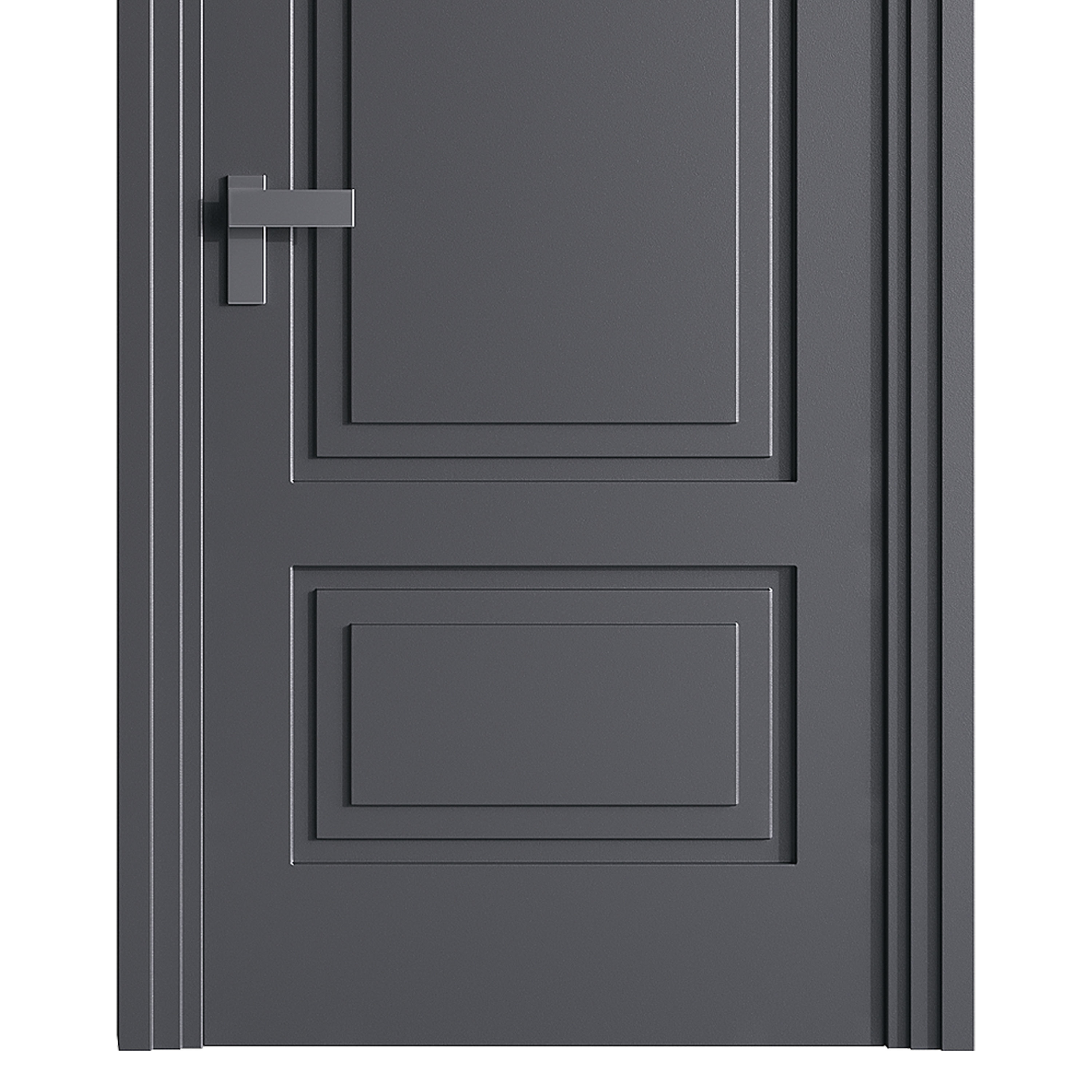 Modern entrance door 82 3D model_3
