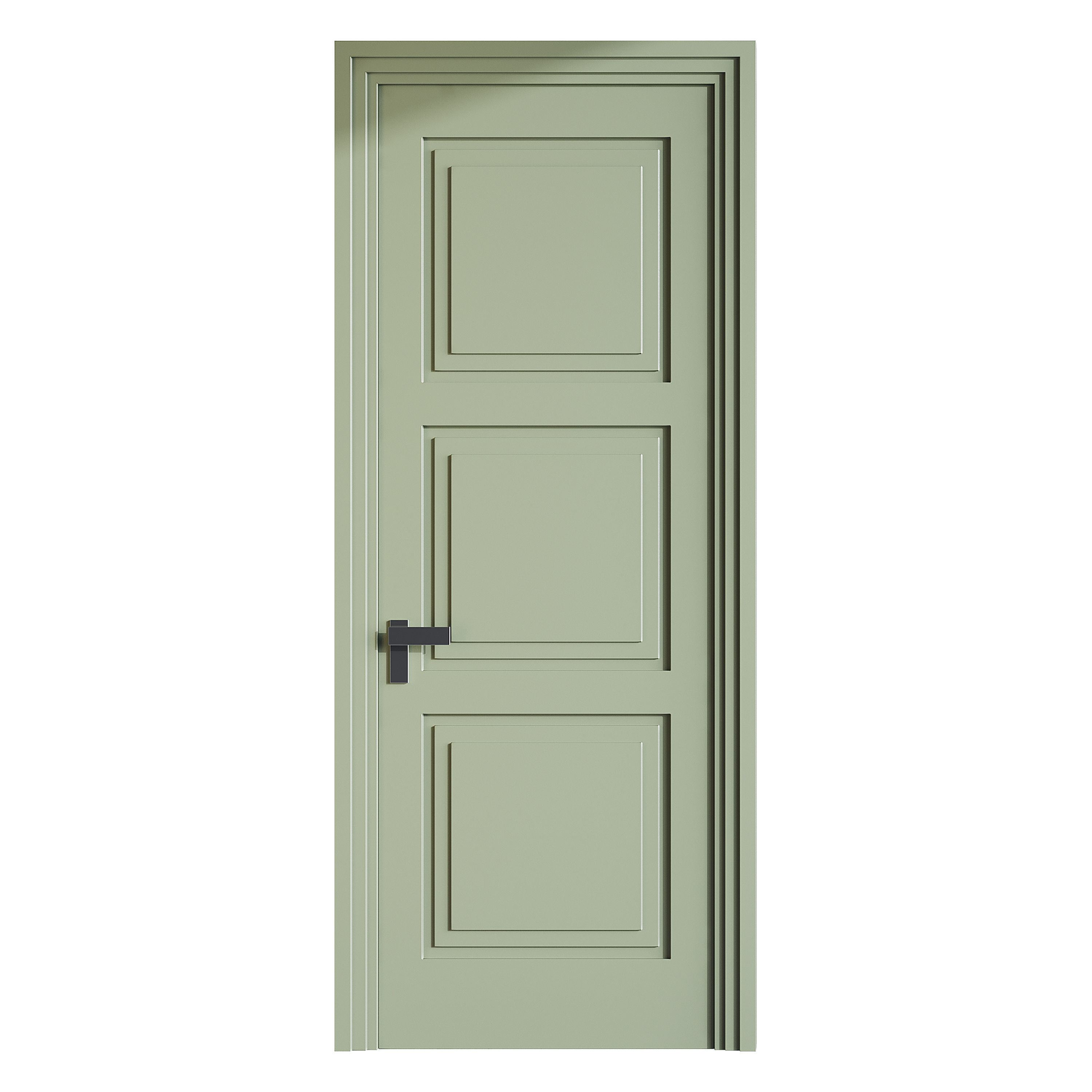 Modern entrance door 82 3D model_1