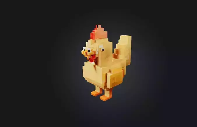 Voxel Chicken
