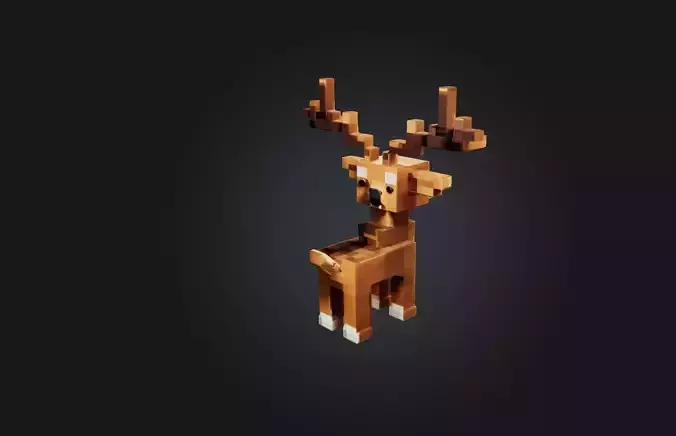 Voxel Deer