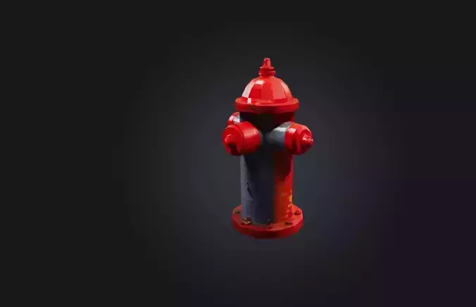 Voxel Fire Hydrant