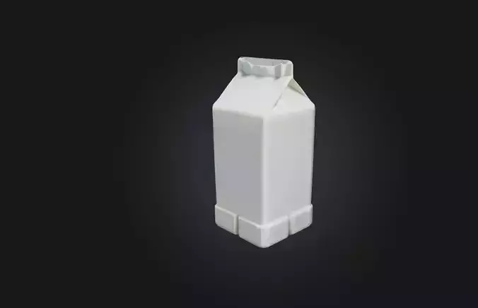 Voxel Milk Carton