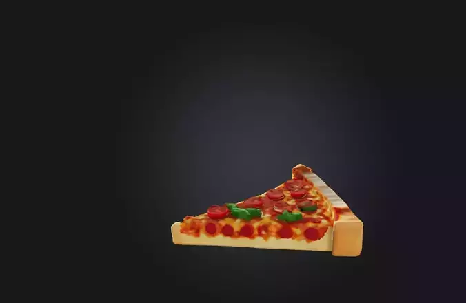 Voxel Pizza Slice