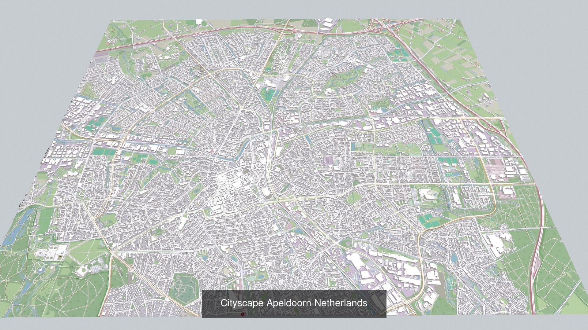 Four cities of Netherlands 3D Model Collection_5