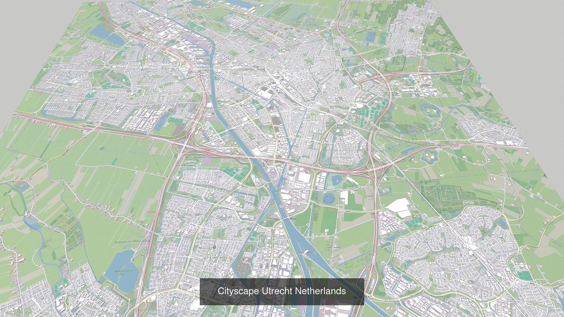 Four cities of Netherlands 3D Model Collection_7