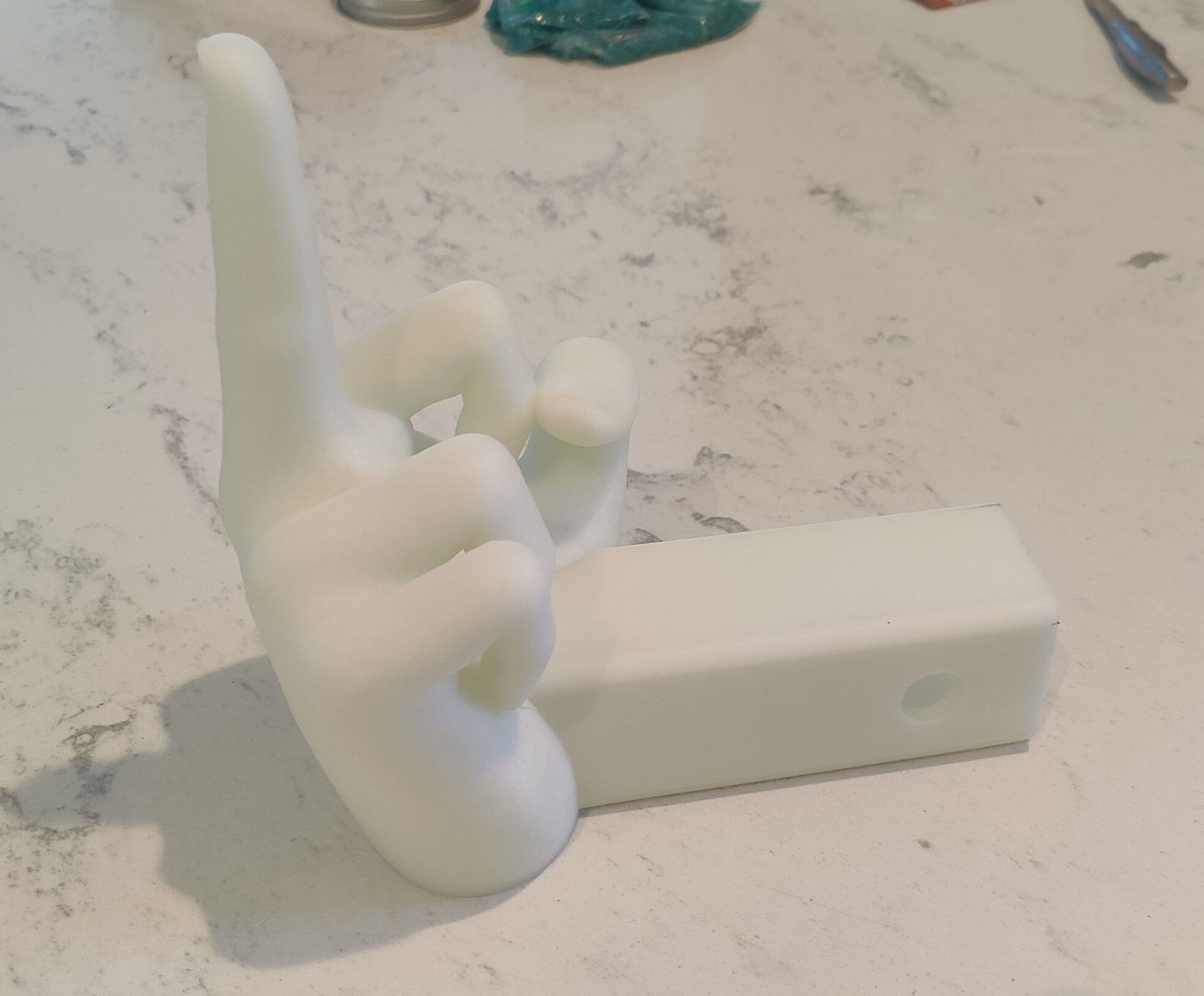 The Finger Trailer Hitch Cover 3D print model_4