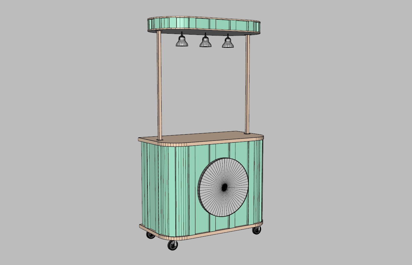 Pop Up Cart 2 3D model_6