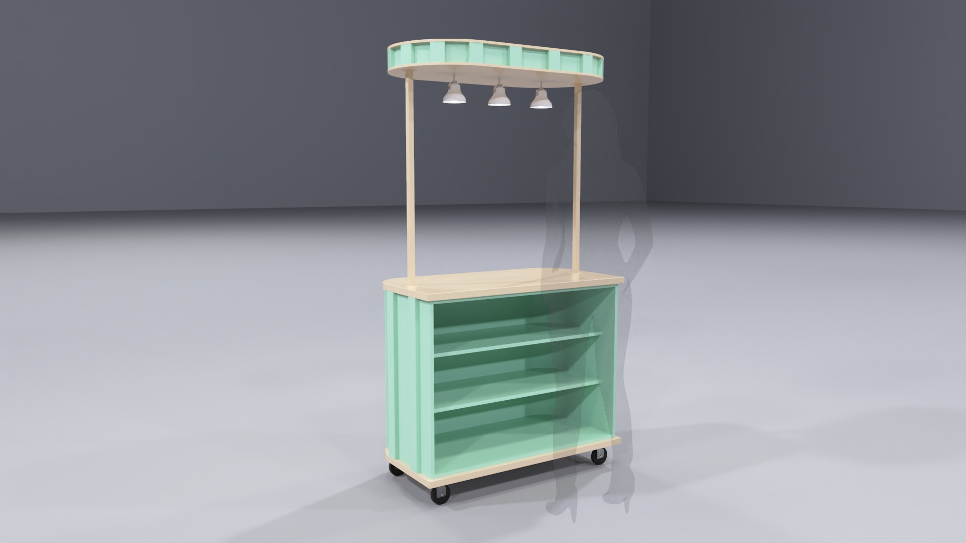 Pop Up Cart 2 3D model_3