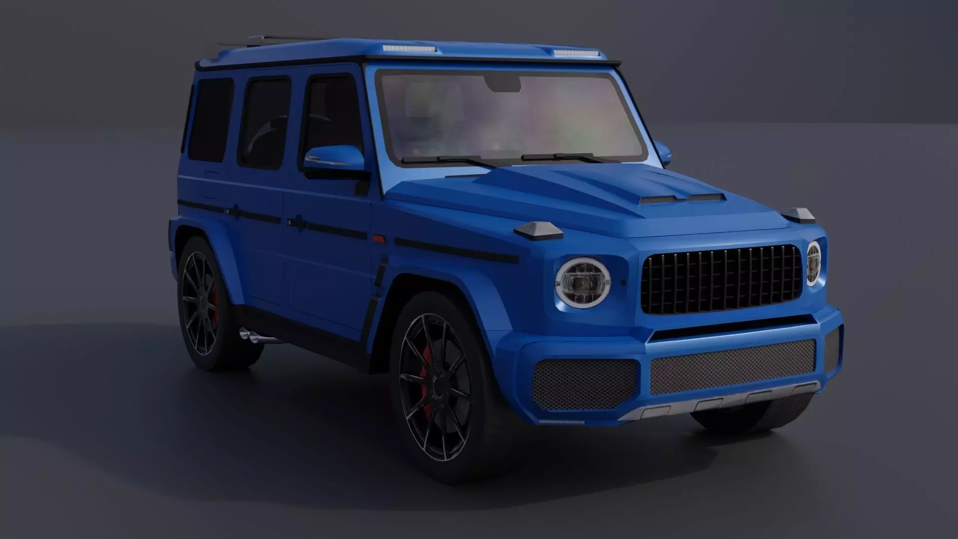 Generic Cool SUV 5 Low-poly 3D model