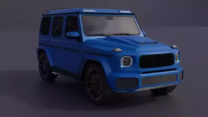 Generic Cool SUV 5 Low-poly 3D model