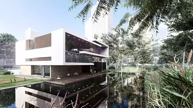 Luxurious Vacation home Prototype Modern Architecture furnished