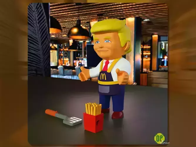 Donald TRUMP - Viral moment - 3D print model
