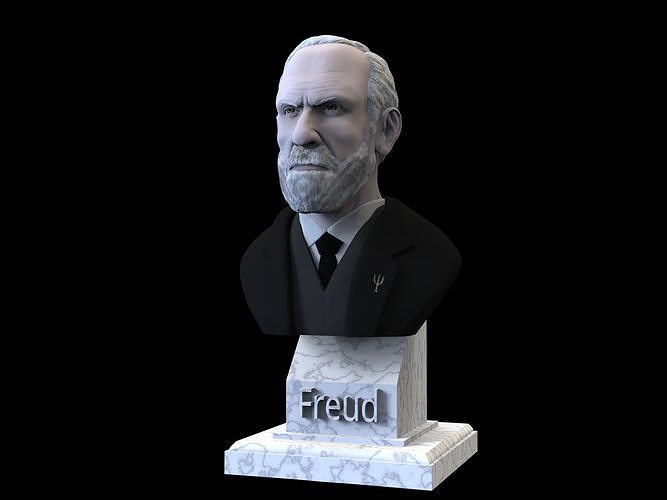 Sigmunf Freud Bust 3D print model