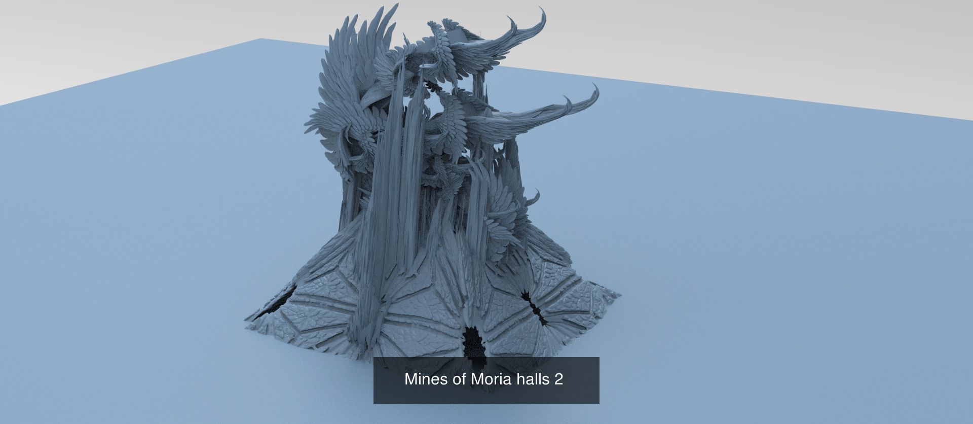 Khazaddum mountain formations 3D Model Collection_17