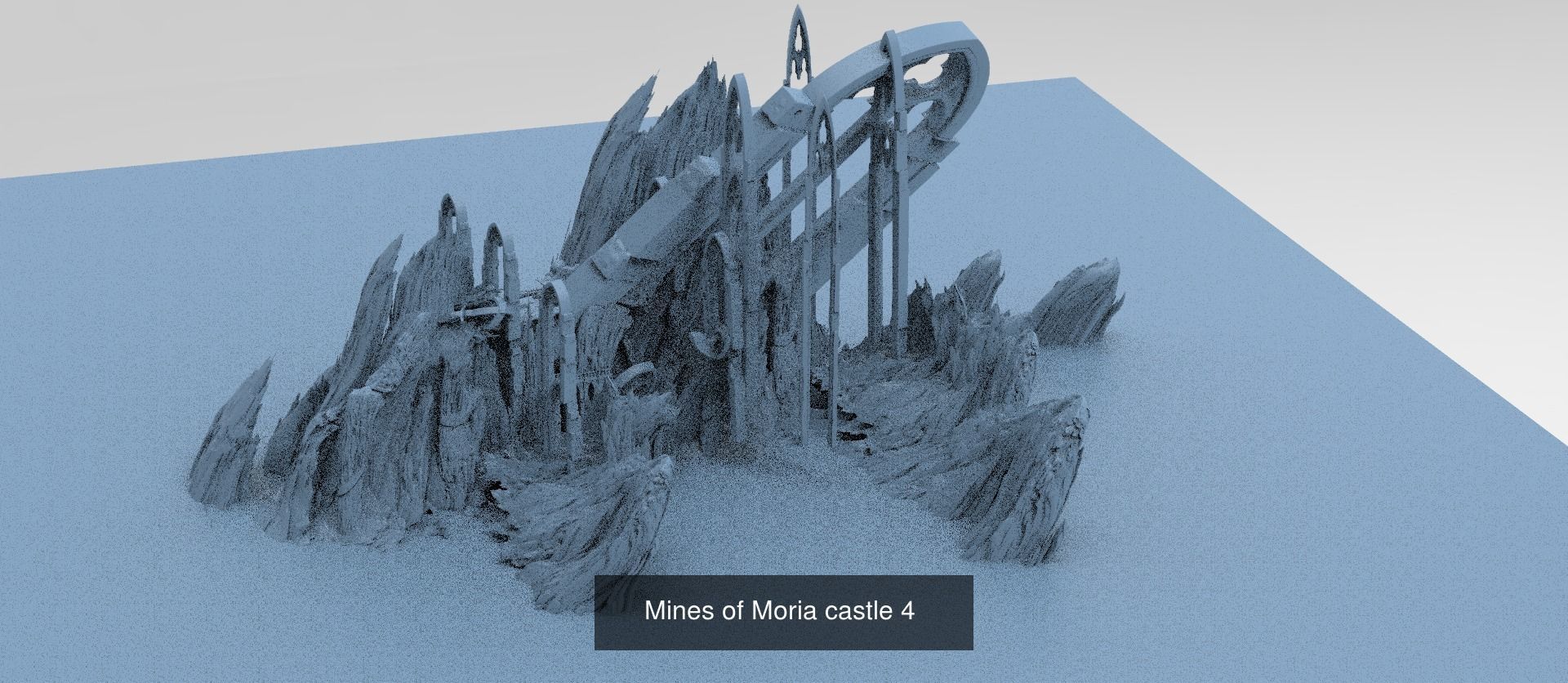 Khazaddum mountain formations 3D Model Collection_11