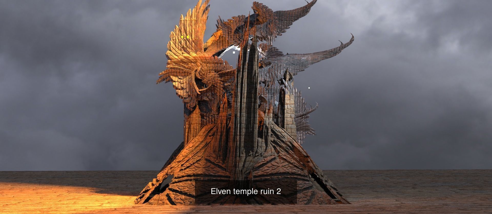 Khazaddum mountain formations 3D Model Collection_19