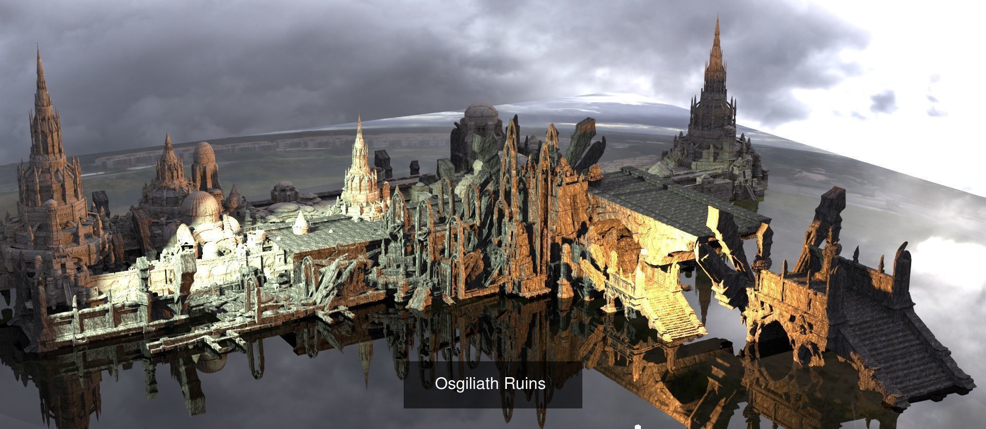 Khazaddum mountain formations 3D Model Collection_20