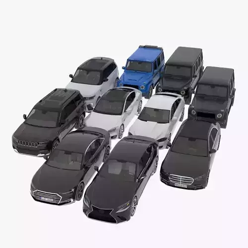 Generic Car Pack 3D Model Collection