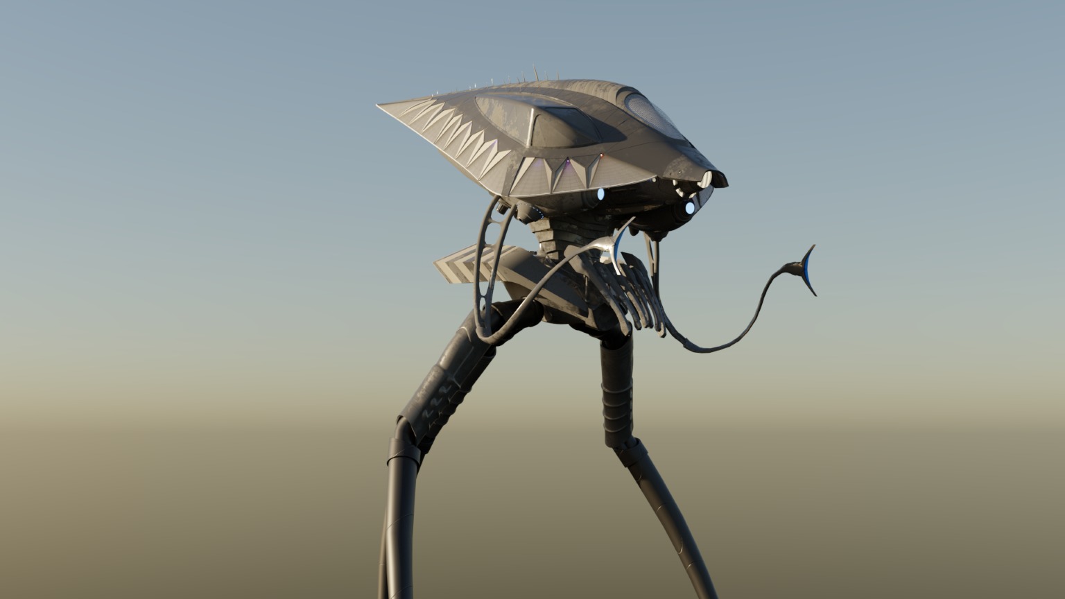 War Of The Worlds Tripod 3D model_2