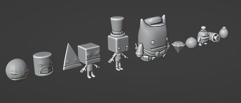 Battleblock Theater 3D model_7