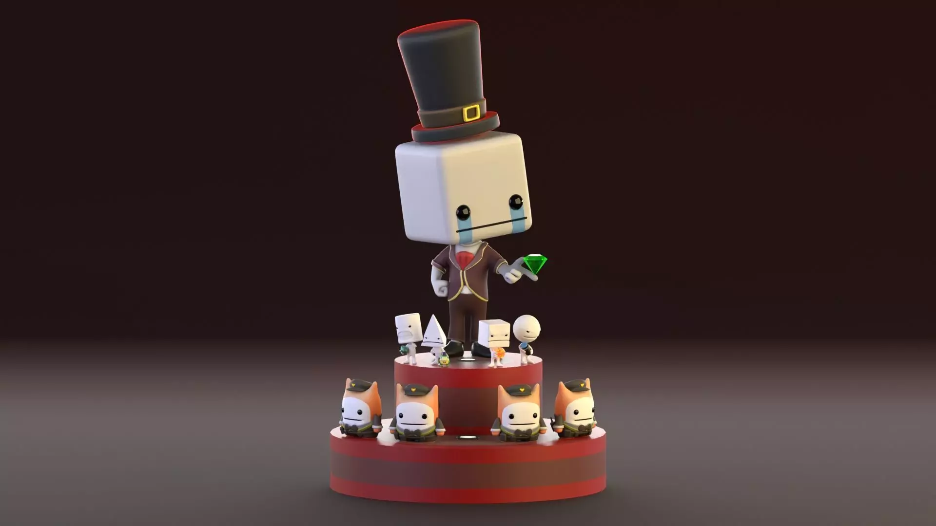 Battleblock Theater 3D model_0