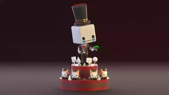 Battleblock Theater 3D model