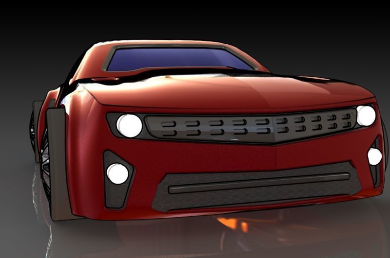 Chevrolet Camaro Free 3D print model_3