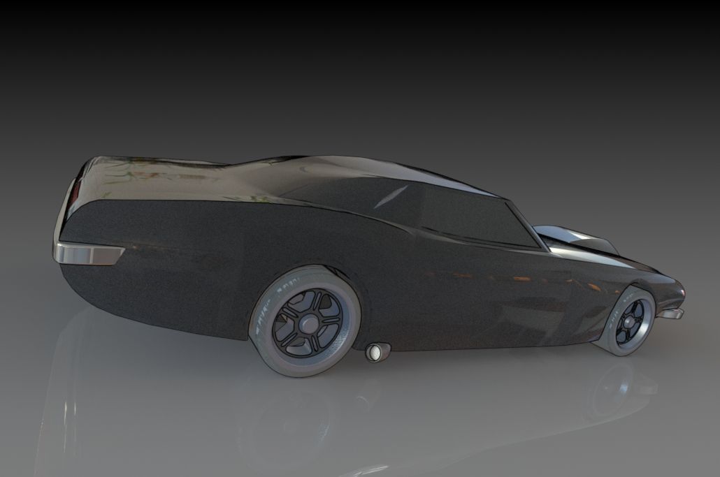 Dodge Challenger Free 3D print model_2