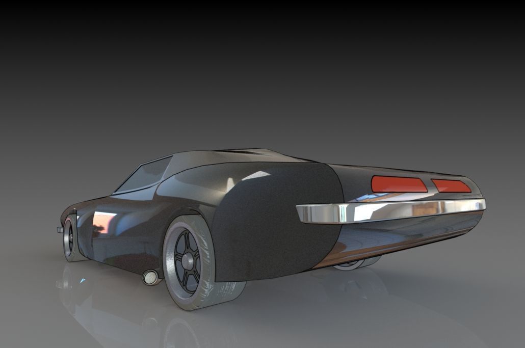 Dodge Challenger Free 3D print model_1