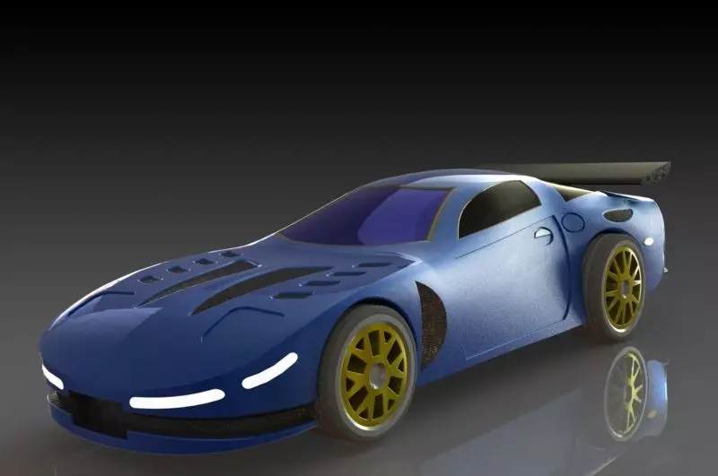 Chevrolet Corvette Free 3D print model_0
