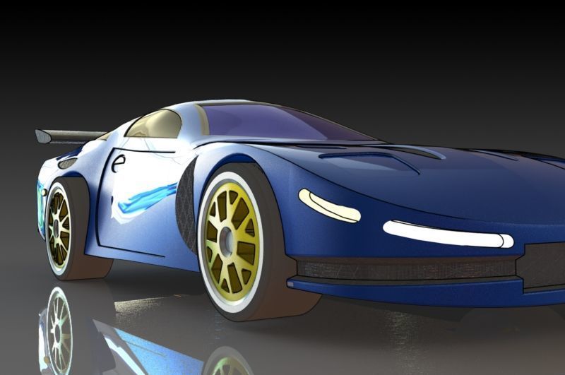 Chevrolet Corvette Free 3D print model_4