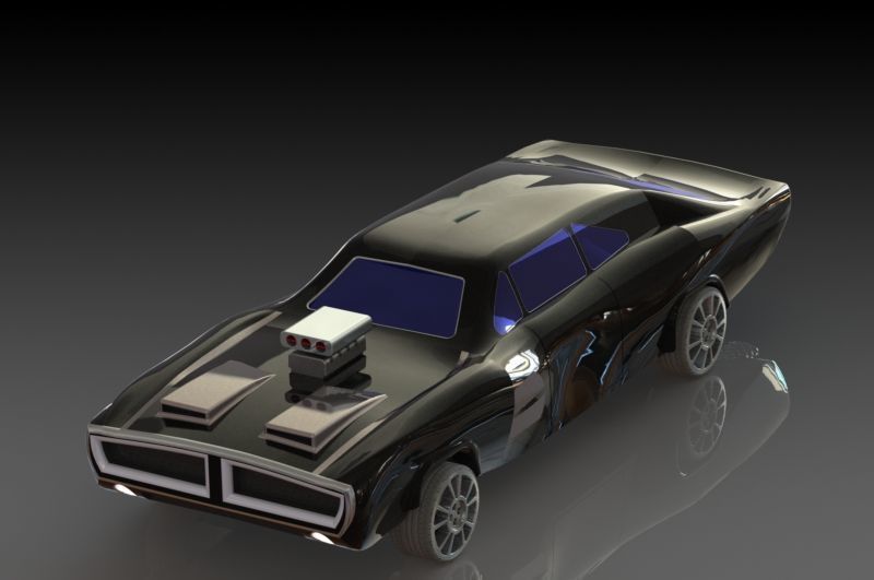 Dodge Charger Free 3D print model_2