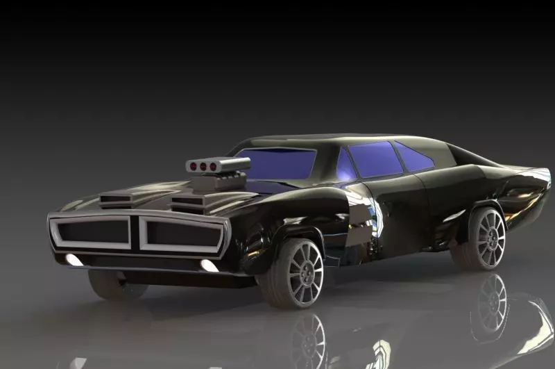 Dodge Charger Free 3D print model_0