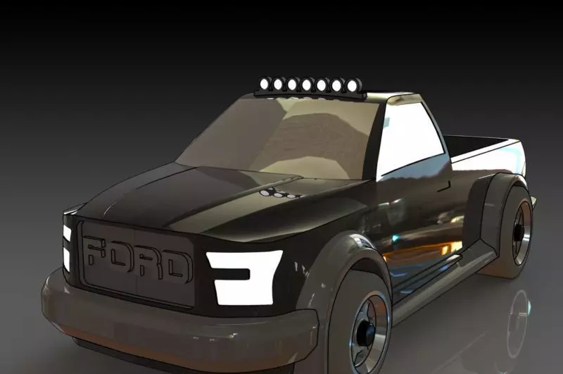 Ford F150 Free 3D print model