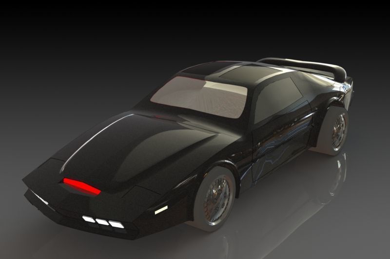 Pontiac Firebird Kitt Free 3D print model_4