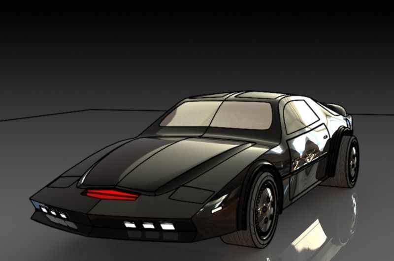 Pontiac Firebird Kitt Free 3D print model_1
