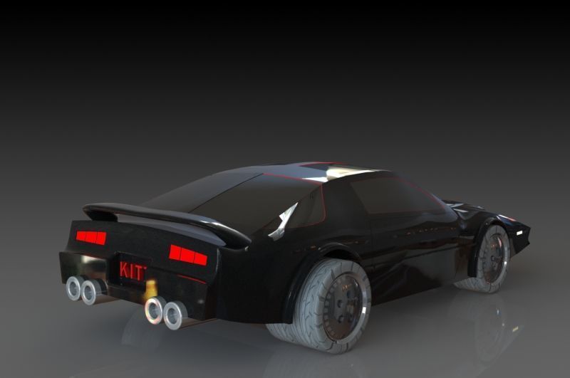 Pontiac Firebird Kitt Free 3D print model_2