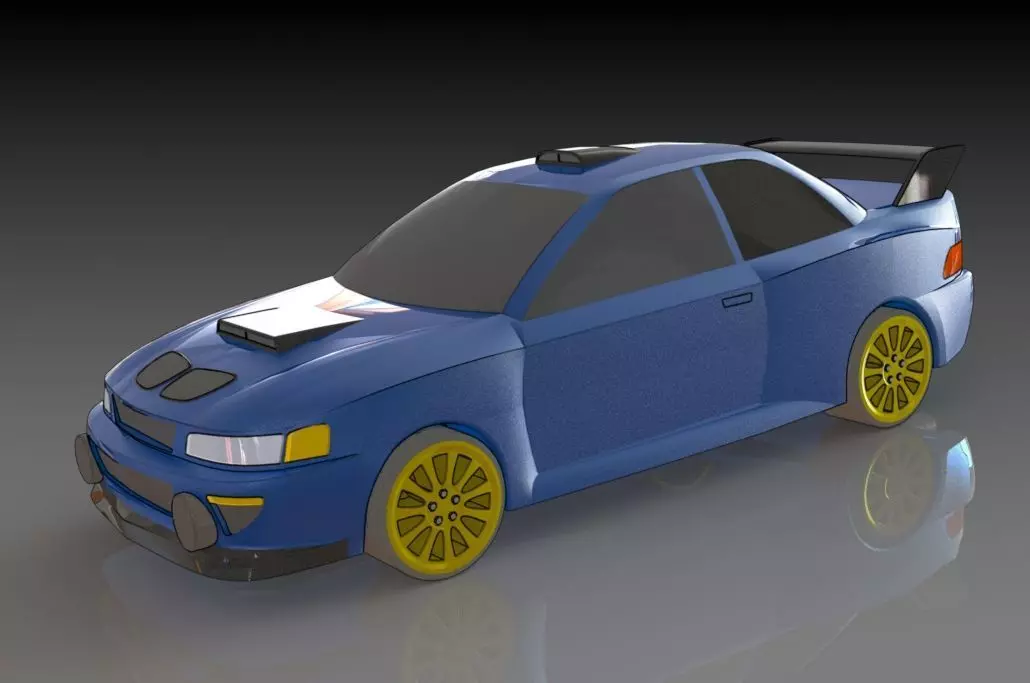 Subaru Impreza Free 3D print model