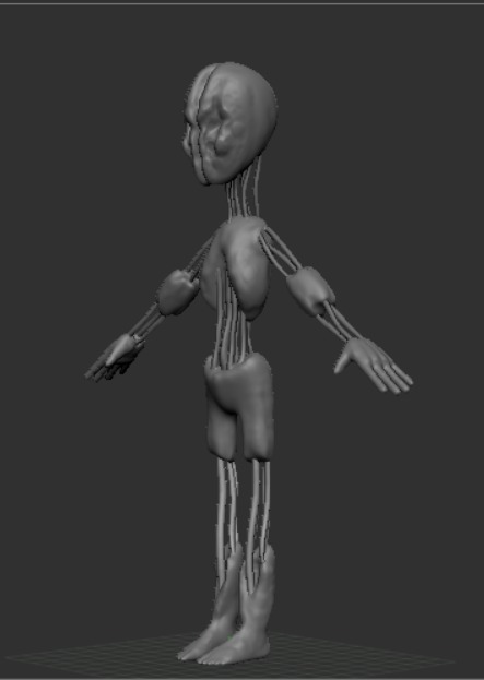 SCP 173 Low-poly 3D model_6