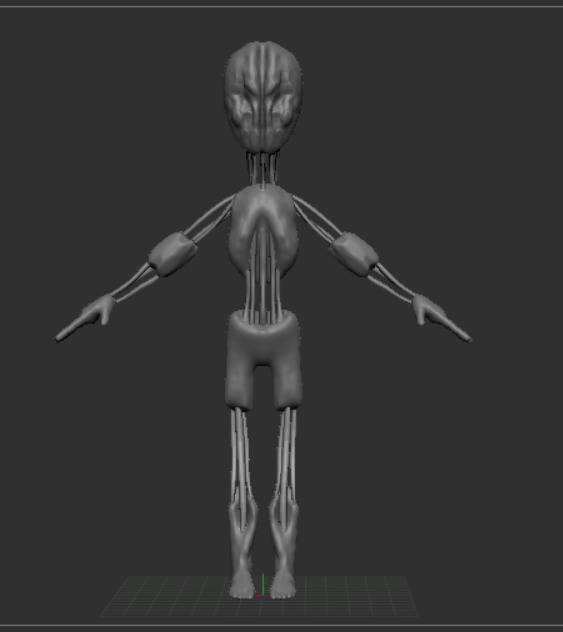 SCP 173 Low-poly 3D model_5