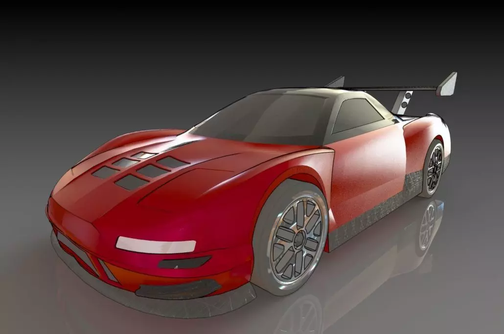 Honda NSX Free 3D print model_0